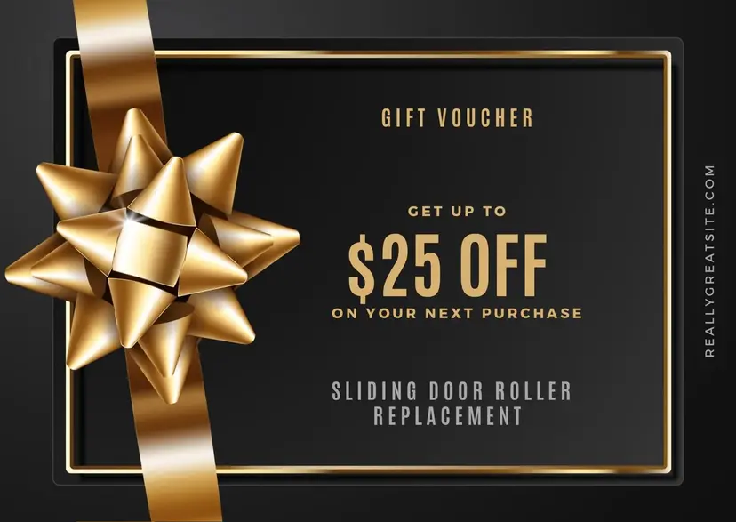 Sliding door repair coupon 1